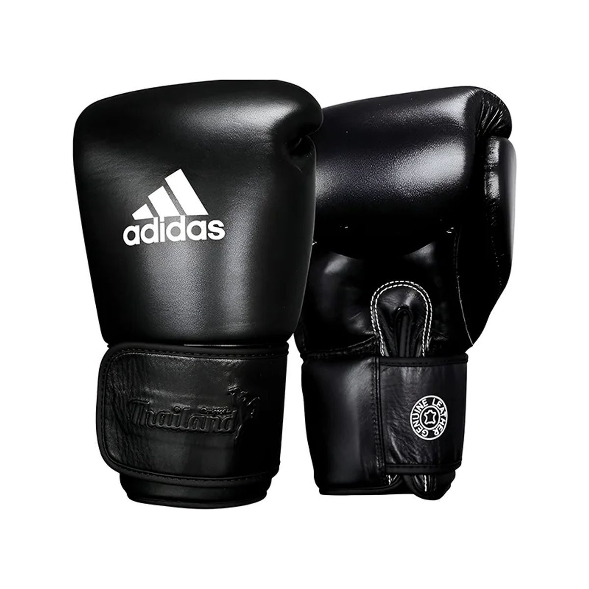 ADIDAS - GUANTES BOXEO THAI PRO 300 BLACK/WHITE 12 OZ