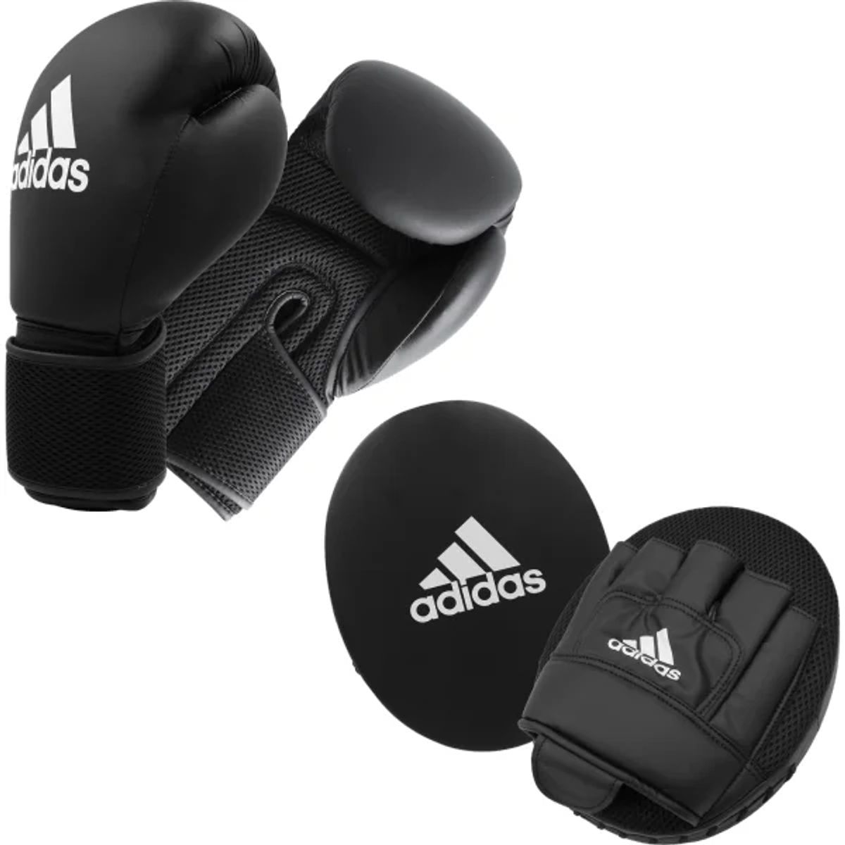 ADIDAS - KIT 2 DE BOXEO ADULTO BLACK M
