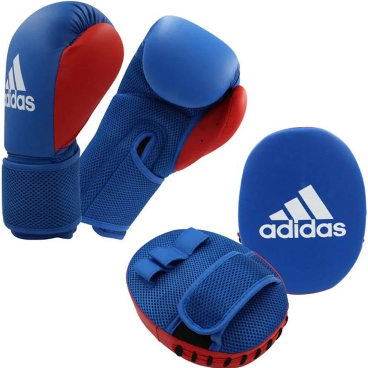 ADIDAS - KIT 2 DE BOXEO NIÑO BLUE/RED XS