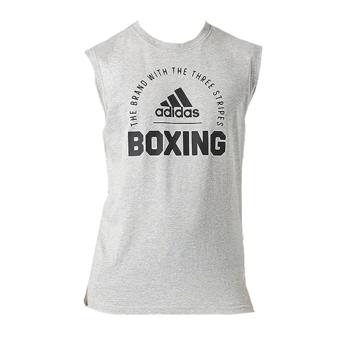 ADIDAS - CAMISETA BOXEO S/MANGA COMMUNITY 21 GREY/BLACK S