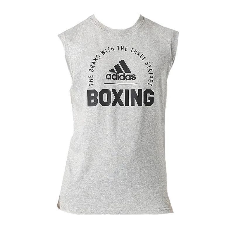 ADIDAS - CAMISETA BOXEO S/MANGA COMMUNITY 21 GREY/BLACK S