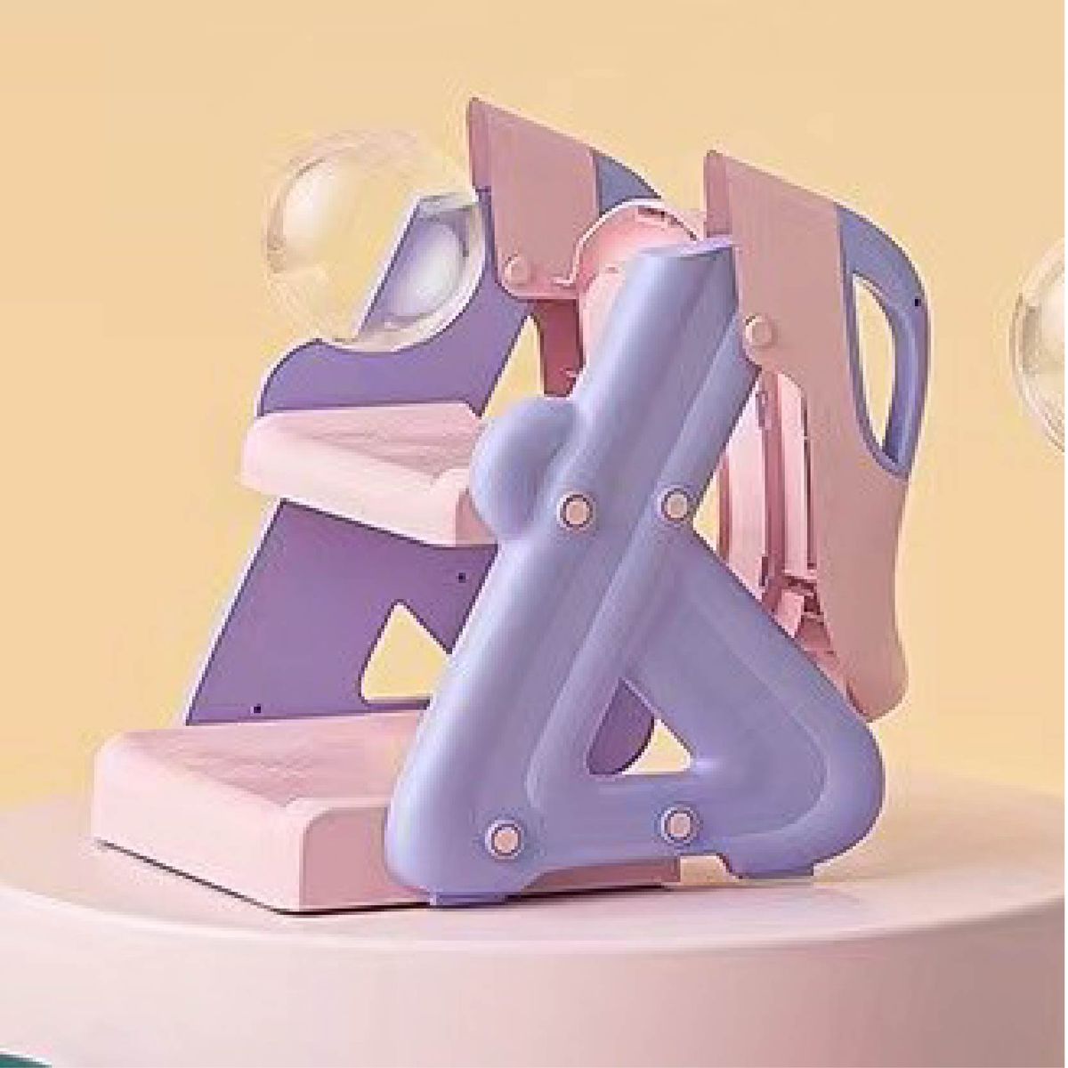 CHIBI CHIBI - Asiento de entrenamiento con escalera- Rosa