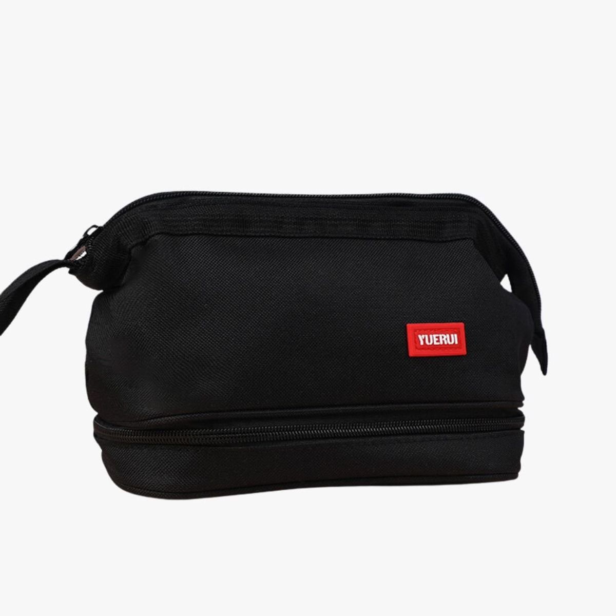 GENERICO - Cartuchera portalápices de 2 niveles - Negro