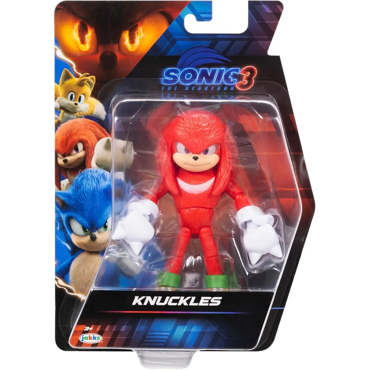 SONIC - Figura Knuckles Movie Sonic the Hedgehog 3 Nudillos