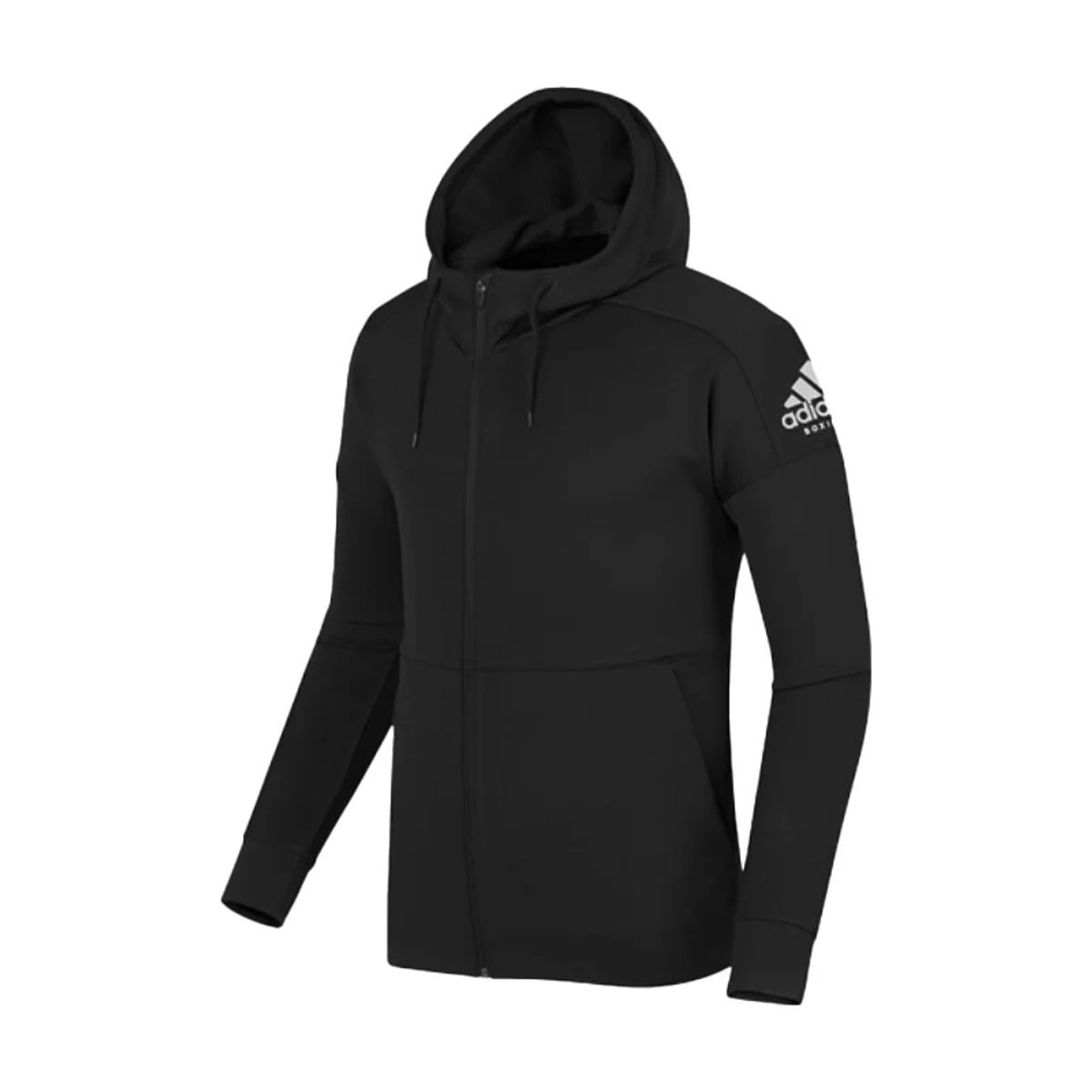 ADIDAS - JACKET TRACK CCAPUCHA Y CREMALLERA BLACKWHITE SMALL