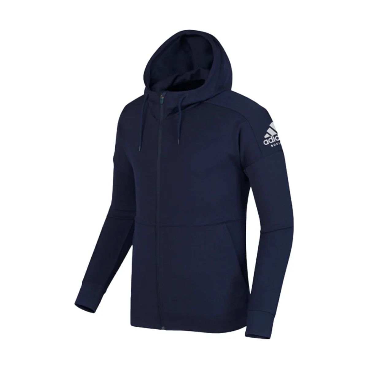 ADIDAS - JACKET TRACK CCAPUCHA Y CREMALLERA BLUEWHITE LARGE