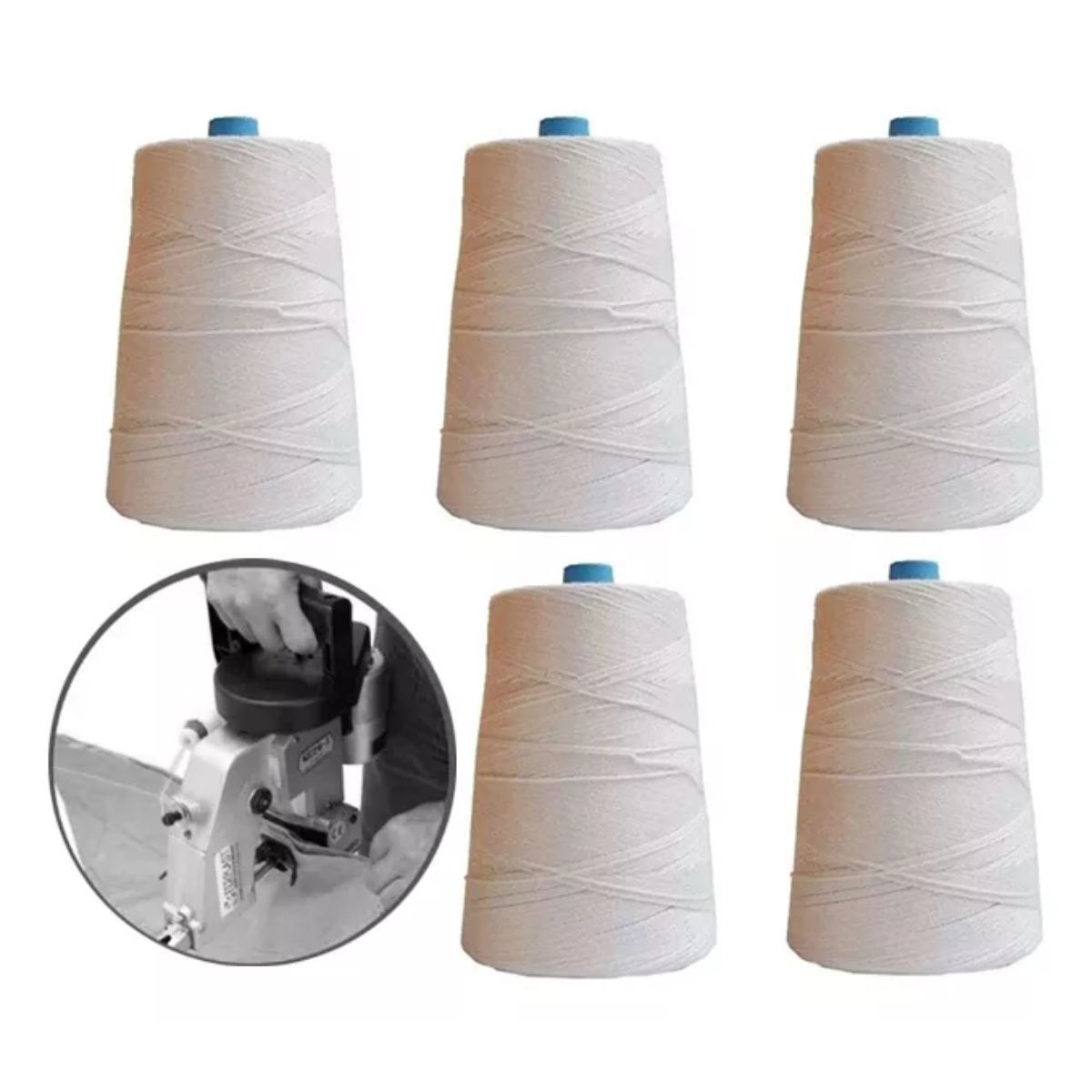 GENERICO - Hilos Para Coser Costales Cosedora De Sacos Por 6 Und