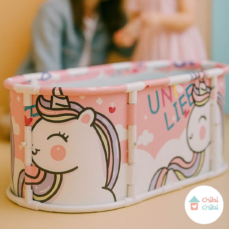 CHIBI CHIBI - Tina rectangular para niños - rosa