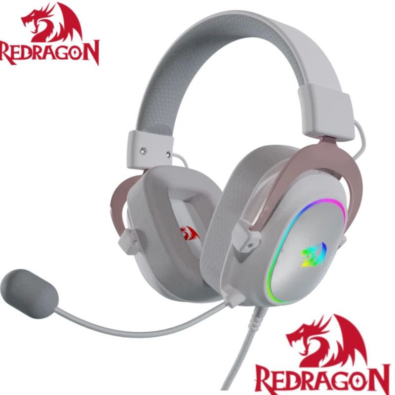 REDRAGON - Audífonos Gamer Redragon Zeus X H510W-RGB 7.1 Virtual White