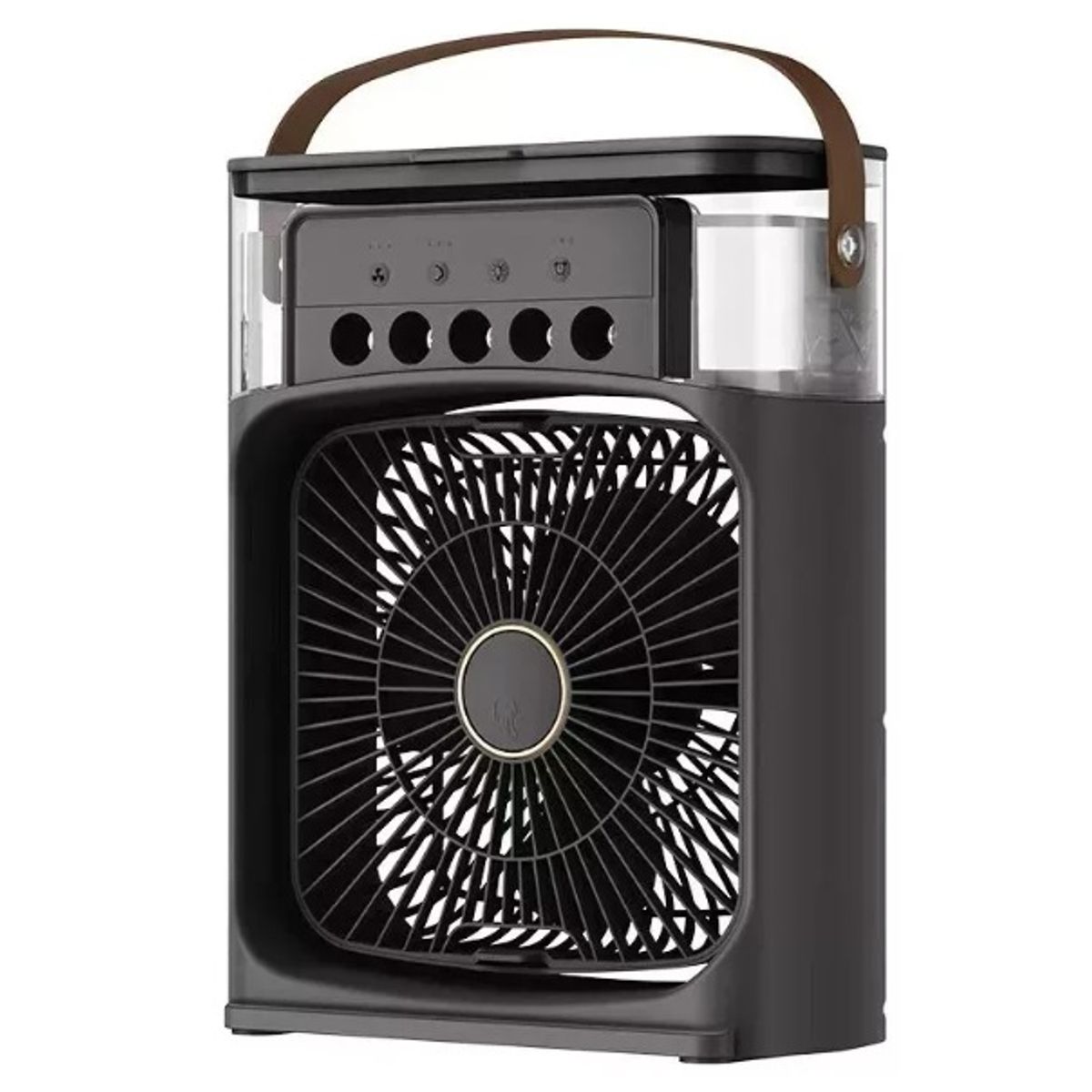 GENERICO - Enfriador Aire 3 en 1 Ventilador Portatil Humidificador RGB