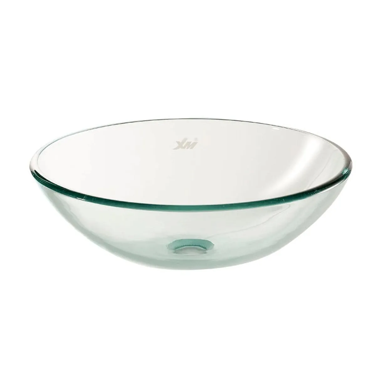 XM - Ovalín Redondo de Vidrio Templado  Transparente