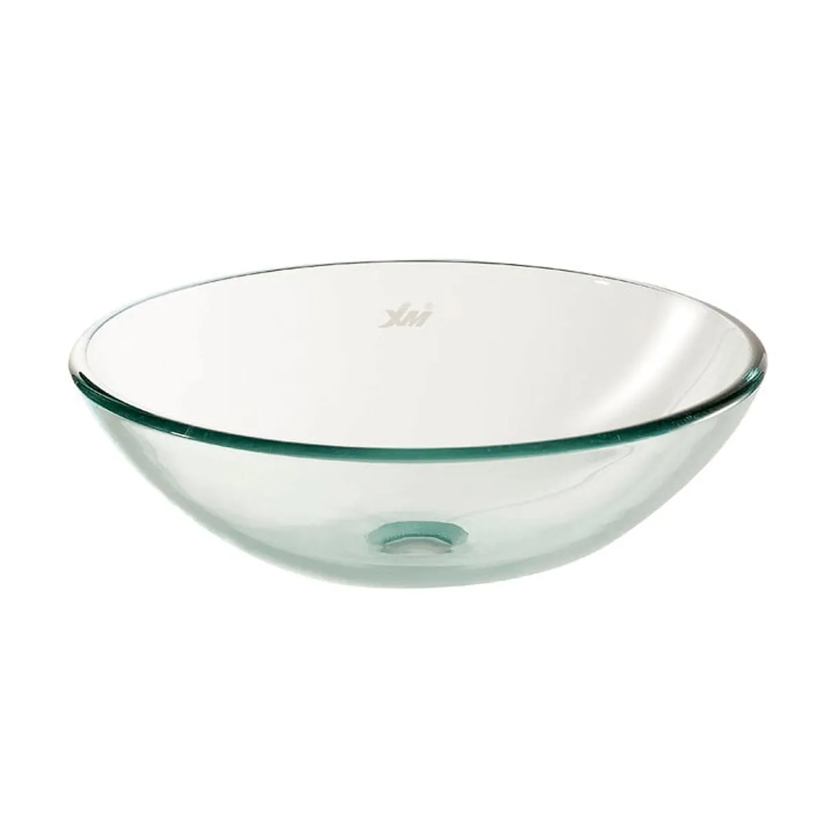 XM - Ovalín Redondo de Vidrio Templado  Transparente