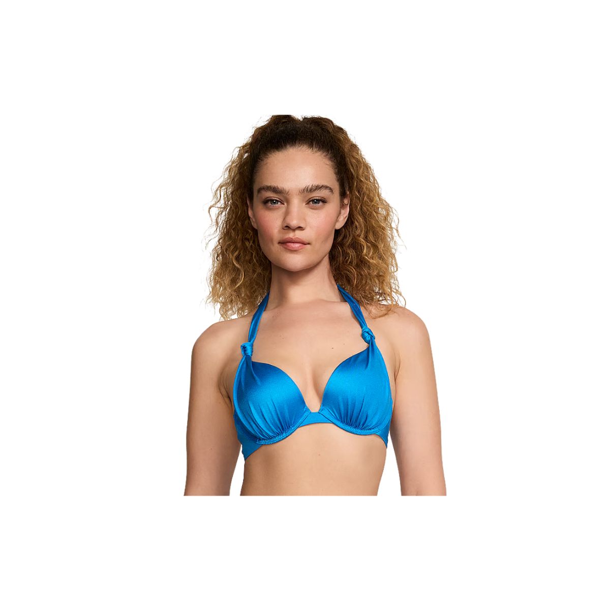 VICTORIA'S SECRET - TRAJE DE BAÑO COMPLETO AZUL CON PUSH UP VICTORIAS SECRET