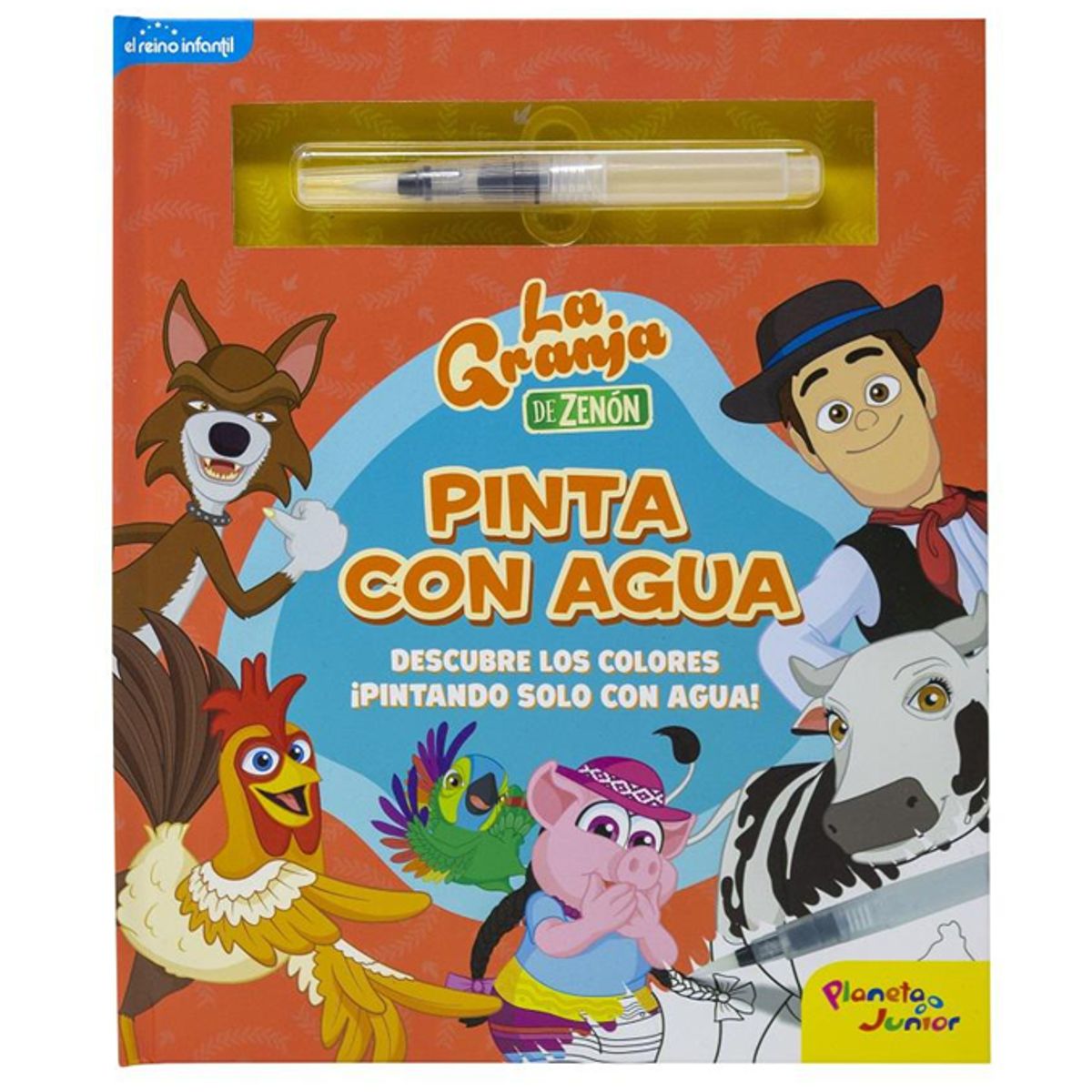 GENERICO - Libro Infantil La Granja de Zenon Pinta y Calca