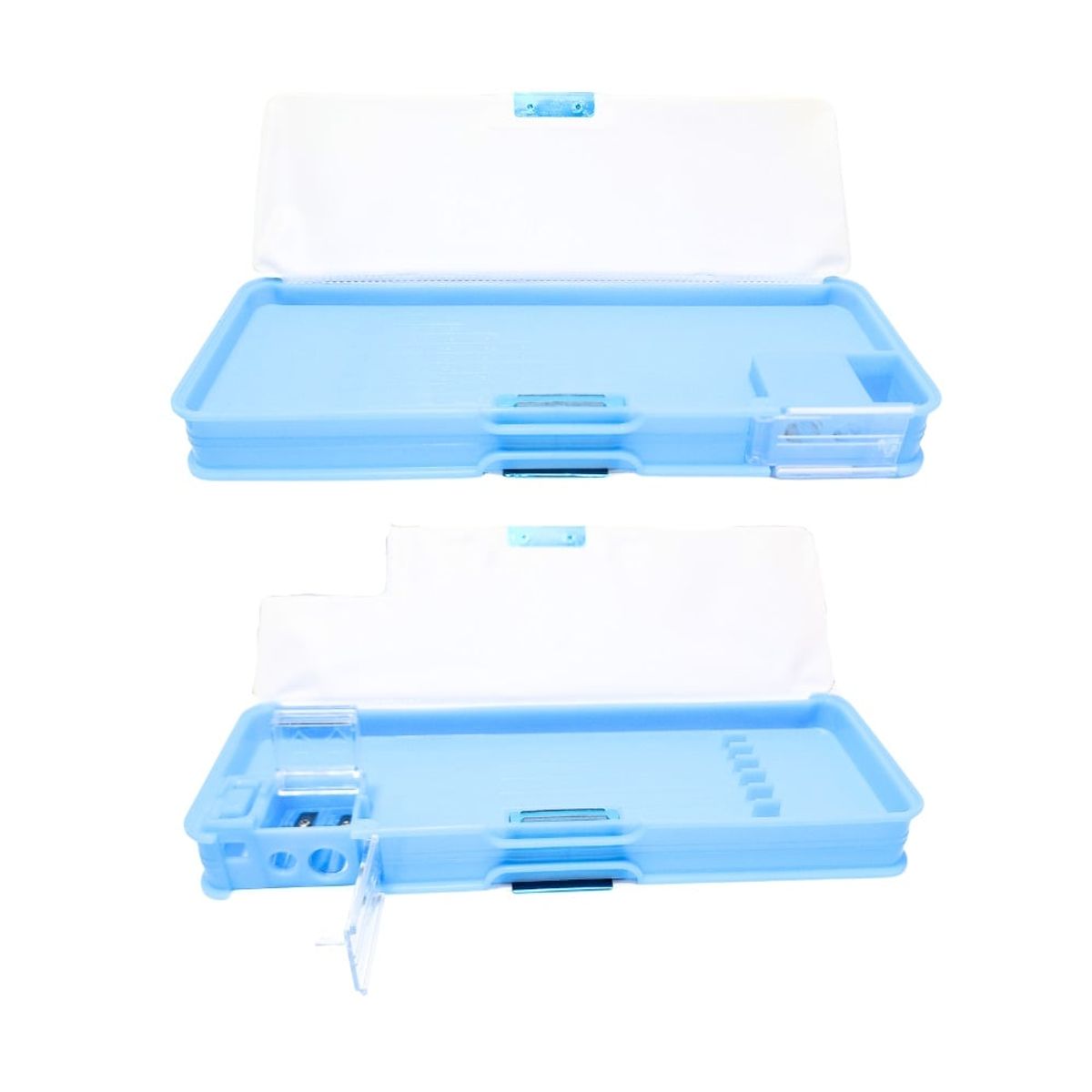 GENERICO - Cartuchera Oso Panda Celeste Imantada con Tajador