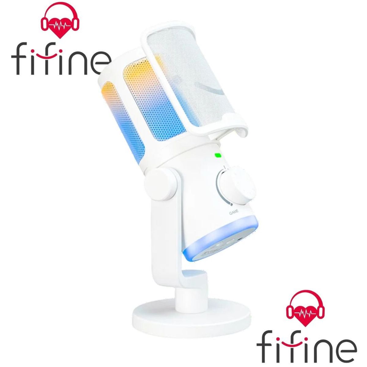 FIFINE - Micrófono Fifine AM6 WHITE