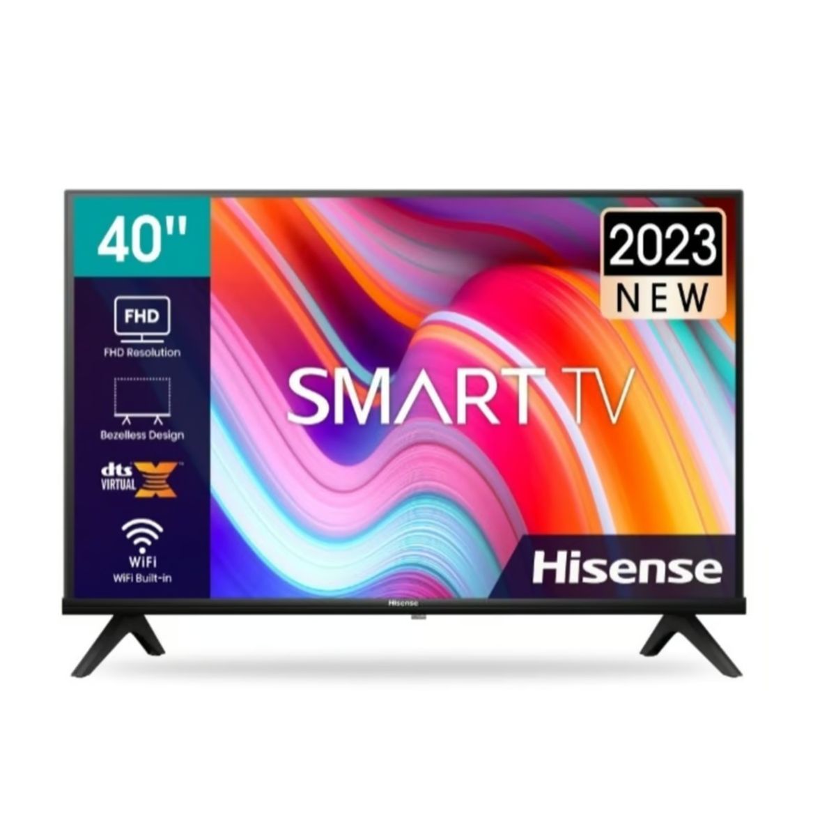 HISENSE - Televisor Hisense 40 VIDAA FHD 40A4K - Negro