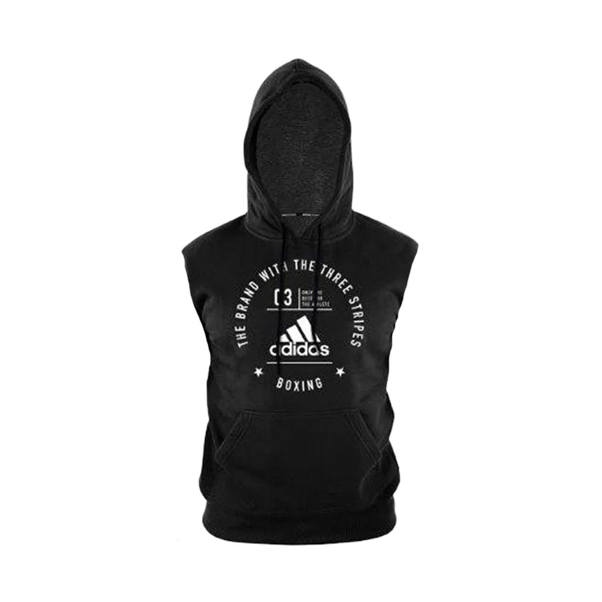 ADIDAS - SUDADERA C/CAPUCHA S/MANGA COMMUNITY 21 BLACK/WHITE L