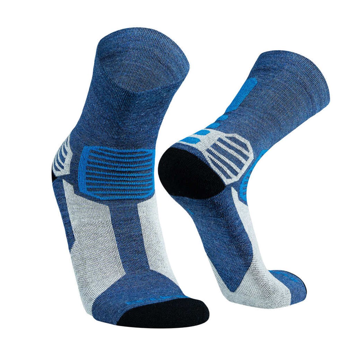 SILVERA NANOTECH - Medias trekking térmicas de merino alpaca caminatas ciclismo gym tenis