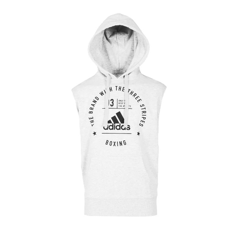 ADIDAS - SUDADERA C/CAPUCHA S/MANGA COMMUNITY 21 WHITE/BLACK S