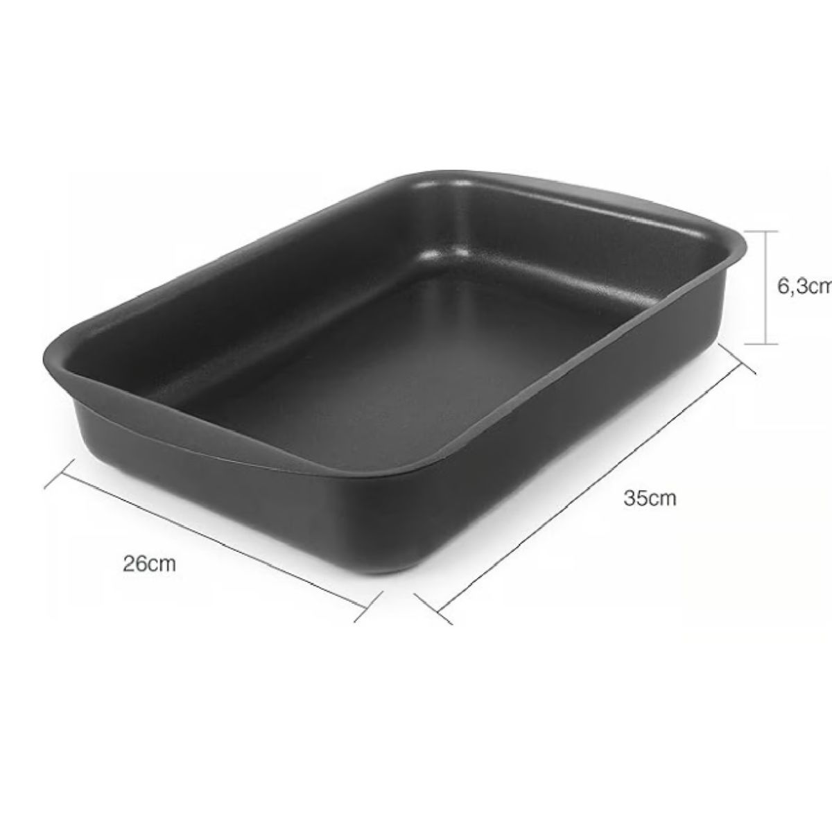 TRAMONTINA - Fuente Asadera Rectangular Tramontina 72L - Antiadherente