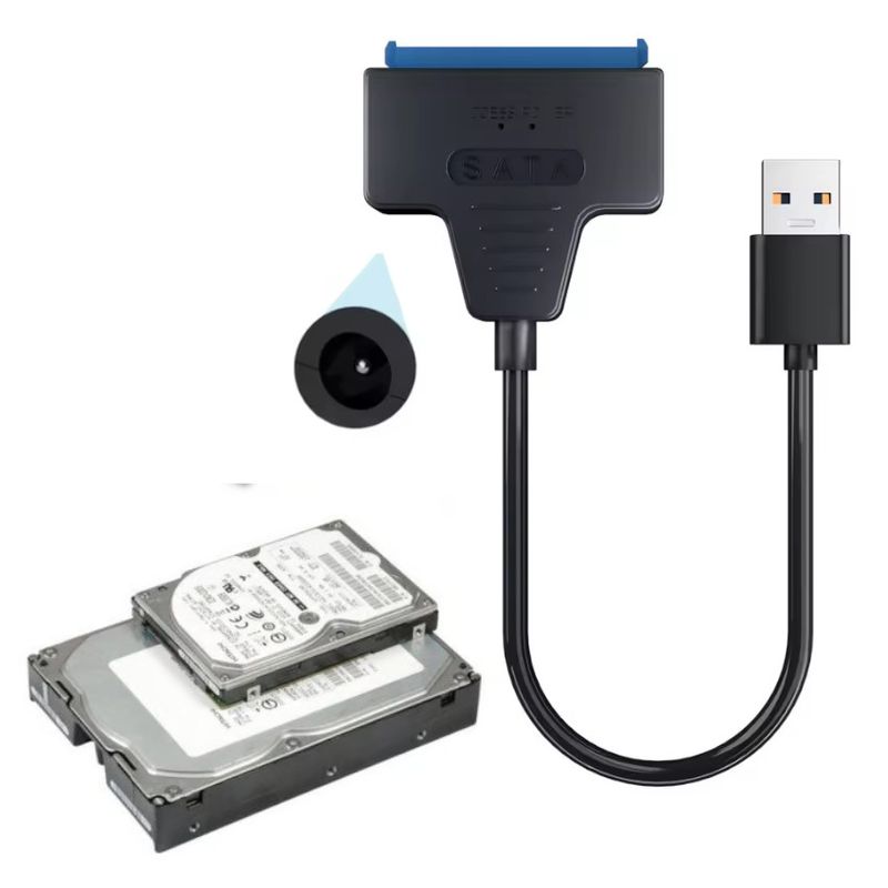 GENERICO - Convierte Tu Disco Duro Ssd Hdd 3.5 2.5 A USB 3.0 Cable Adaptador Sata