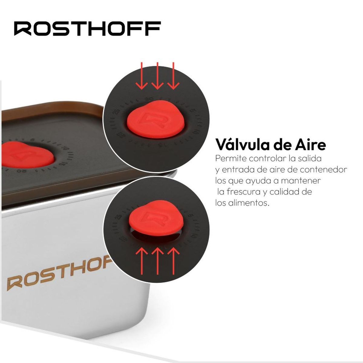 ROSTHOFF - Contenedor Acero 500ml
