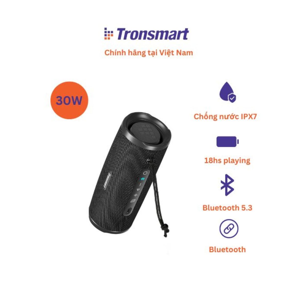TRONSMART - Parlante Bluetooth Tronsmart Mirtune C3 PLUS 30WIPX7