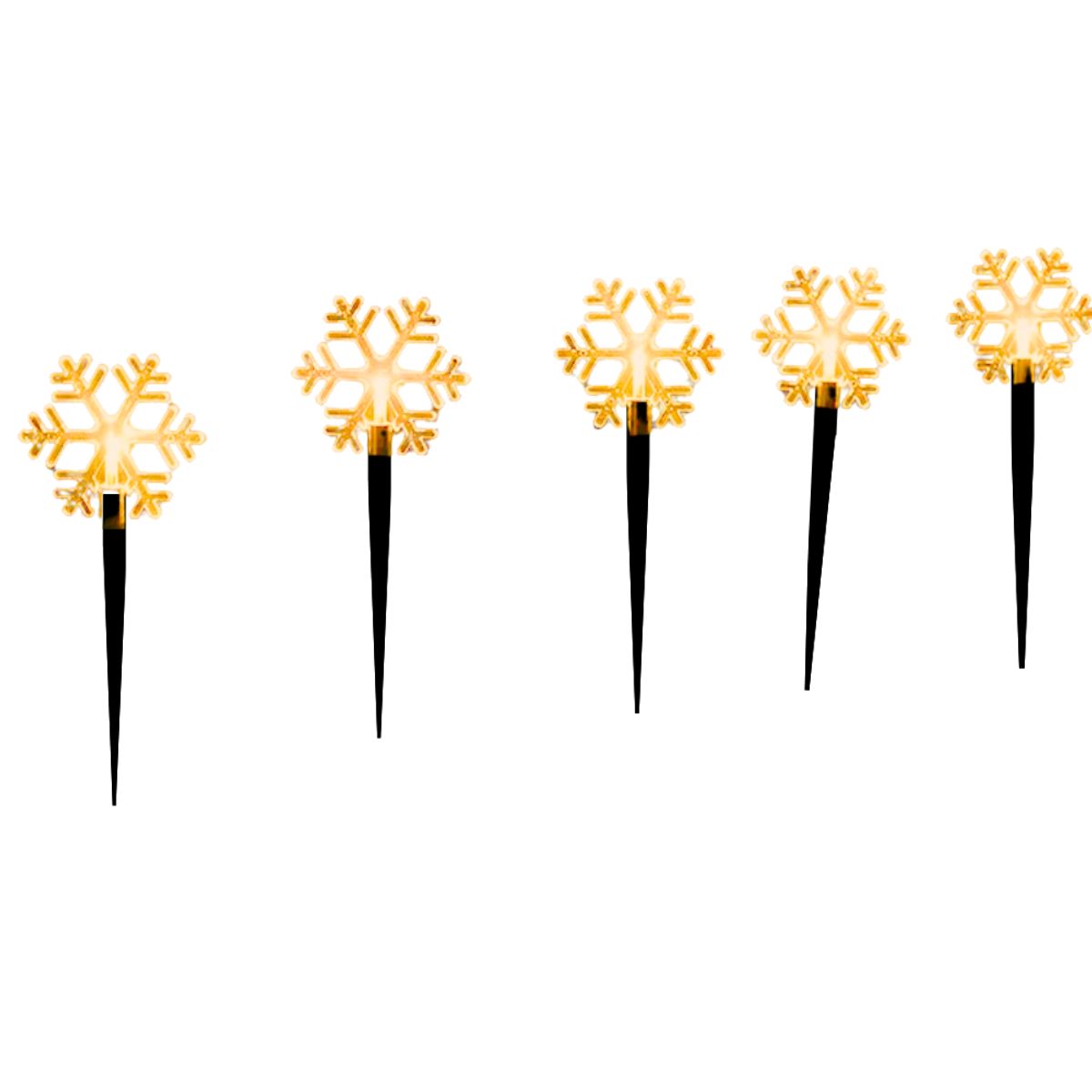 HYGGE - Luces Copo de Nieve Impermeable para Jardín Decoración Navidad