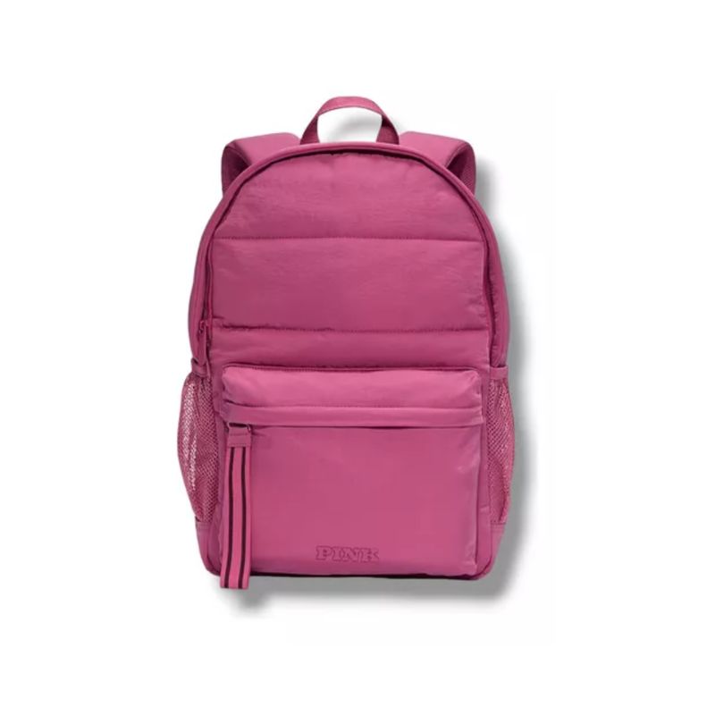 VICTORIA'S SECRET - MOCHILA ESTILO PUFFER FUCSIA PINK VICTORIAS SECRET