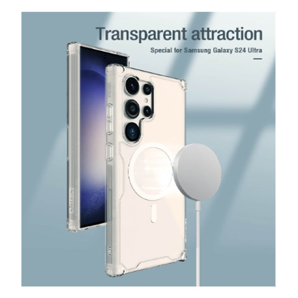 NILLKIN - Funda magnética Nillkin Nature TPU Pro para Samsung Galaxy S24 Ultra