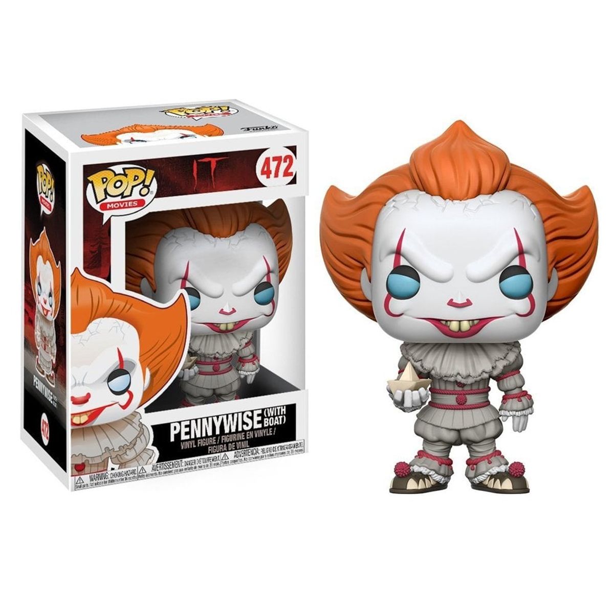 FUNKO - Funko Pop Movies It - Pennywise Clown 850