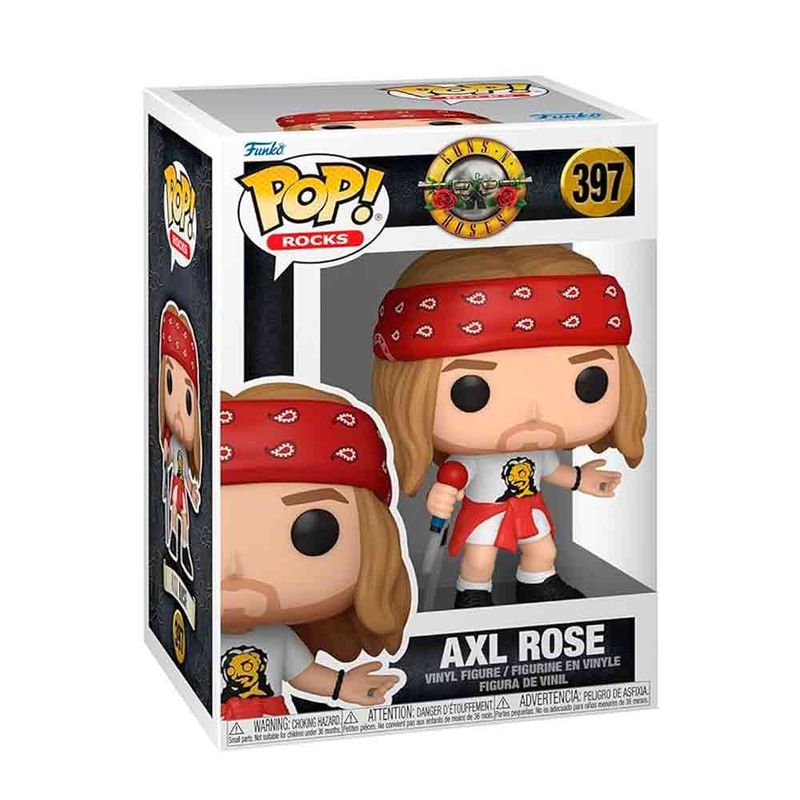 FUNKO - Funko Pop Rocks Guns & Roses - Axl Rose 1992´s - 397