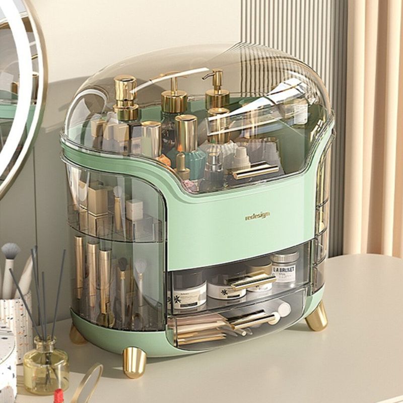 GENERICO - Organizador de Cosméticos para Maquillaje Perfume Joyas Elegante Verde