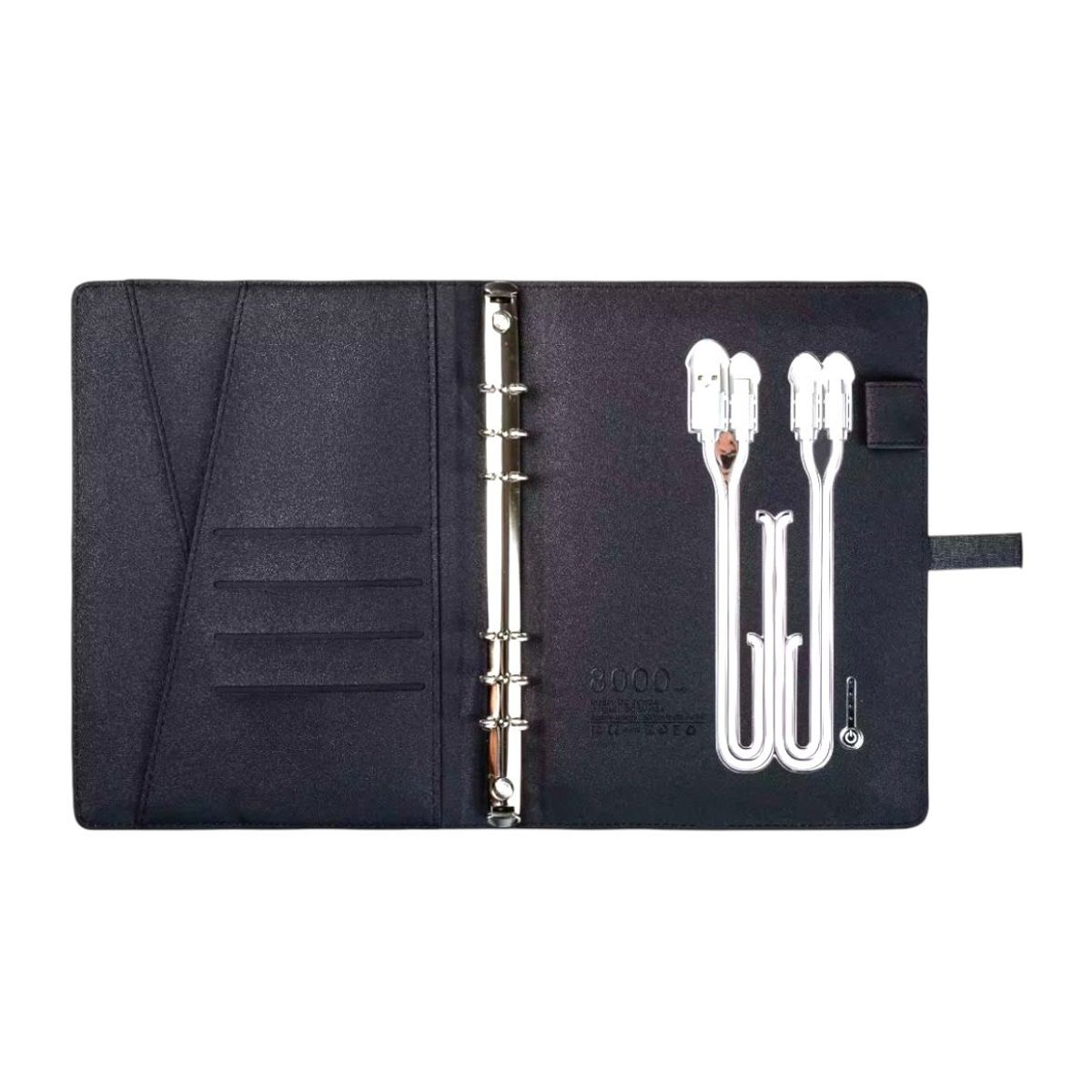 GENERICO - Agenda con cargador inalambrico de 8000 Amperios