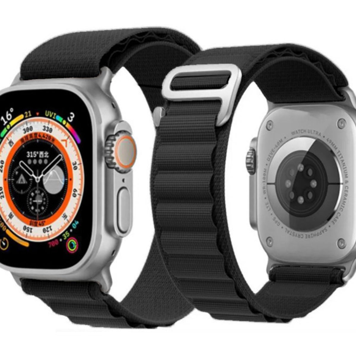 GENERICO - Correa Loop Sport Nylon Watch 42mm 44mm 45mm 49mm Se 4 5 6 7 8