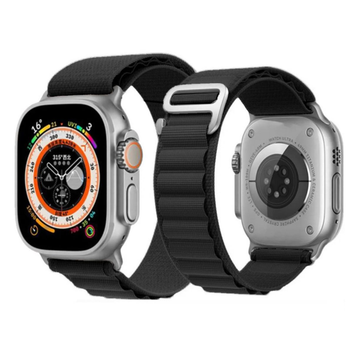 GENERICO - Correa Loop Sport Nylon Watch 42mm 44mm 45mm 49mm Se 4 5 6 7 8