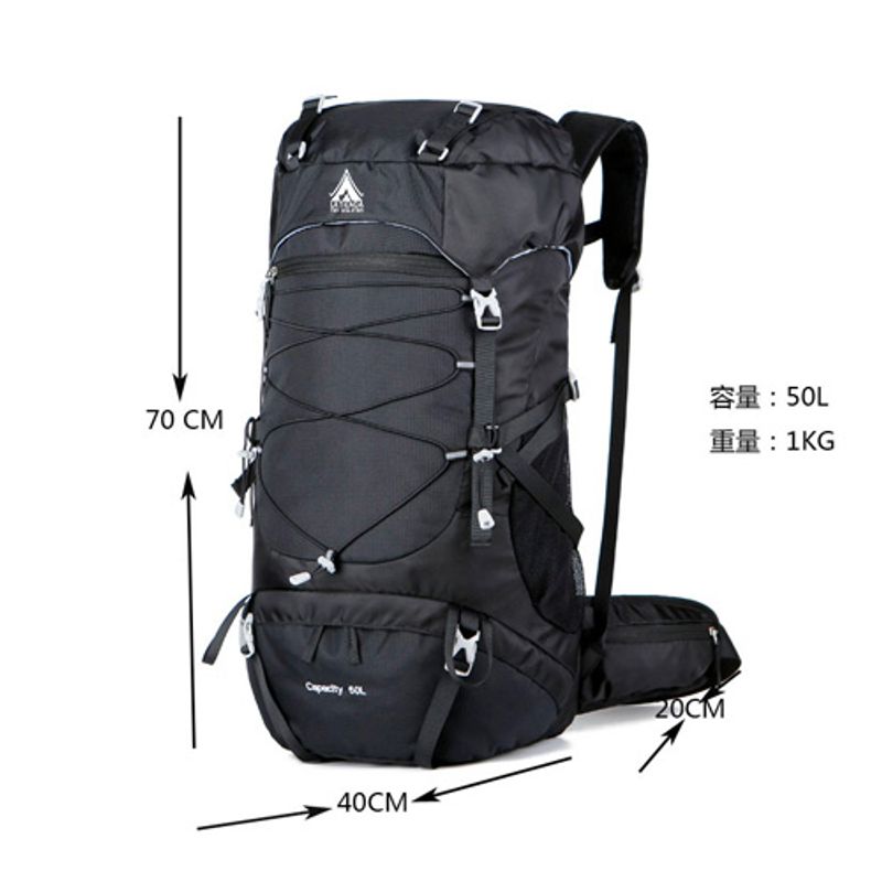GENERICO - Mochila Camping Montañismo 50L Para Viajes Trekking