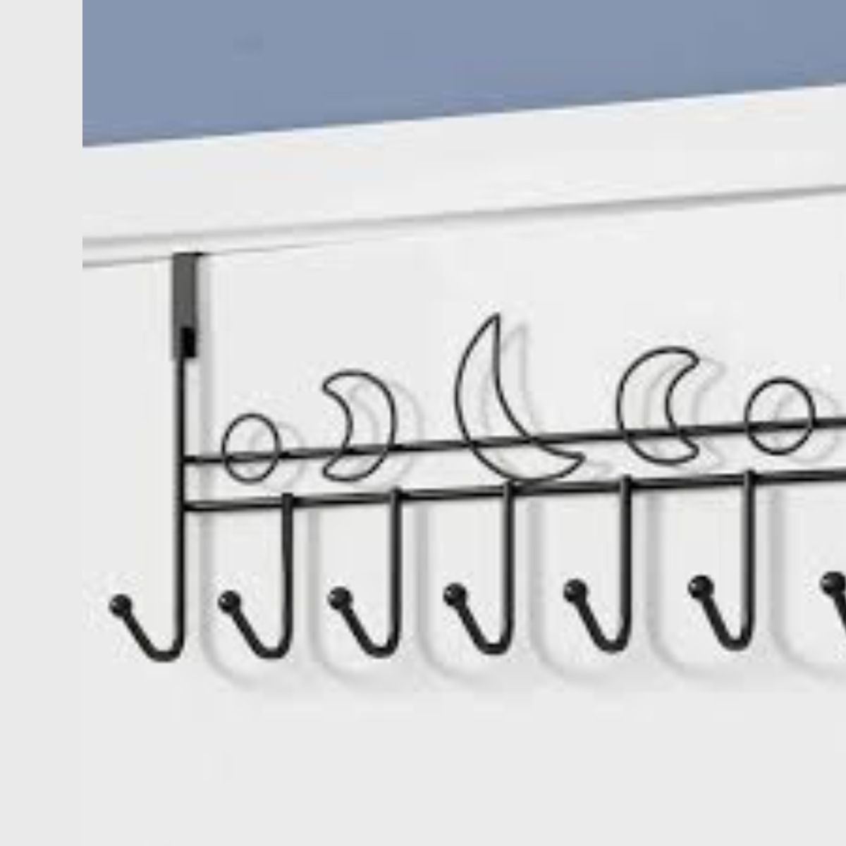 GENERICO - Colgante Para Puerta De Metal Perchero De 7 Ganchos (P7-L)