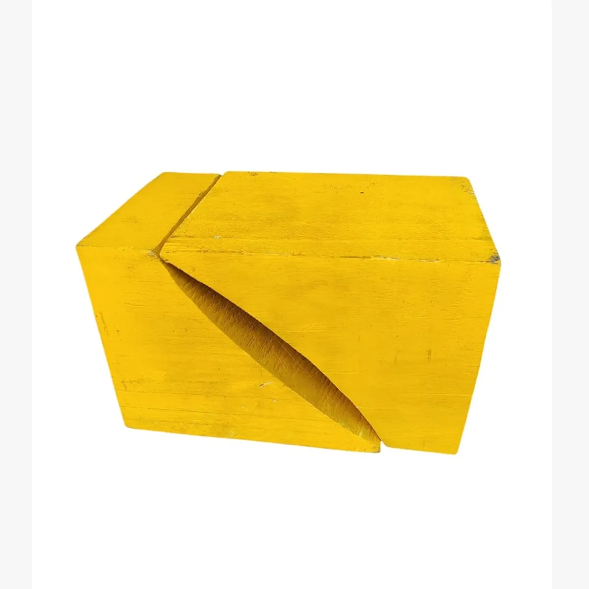 GENERICO - Taco De Seguridad Vial Autos Camionetas Madera Curvo