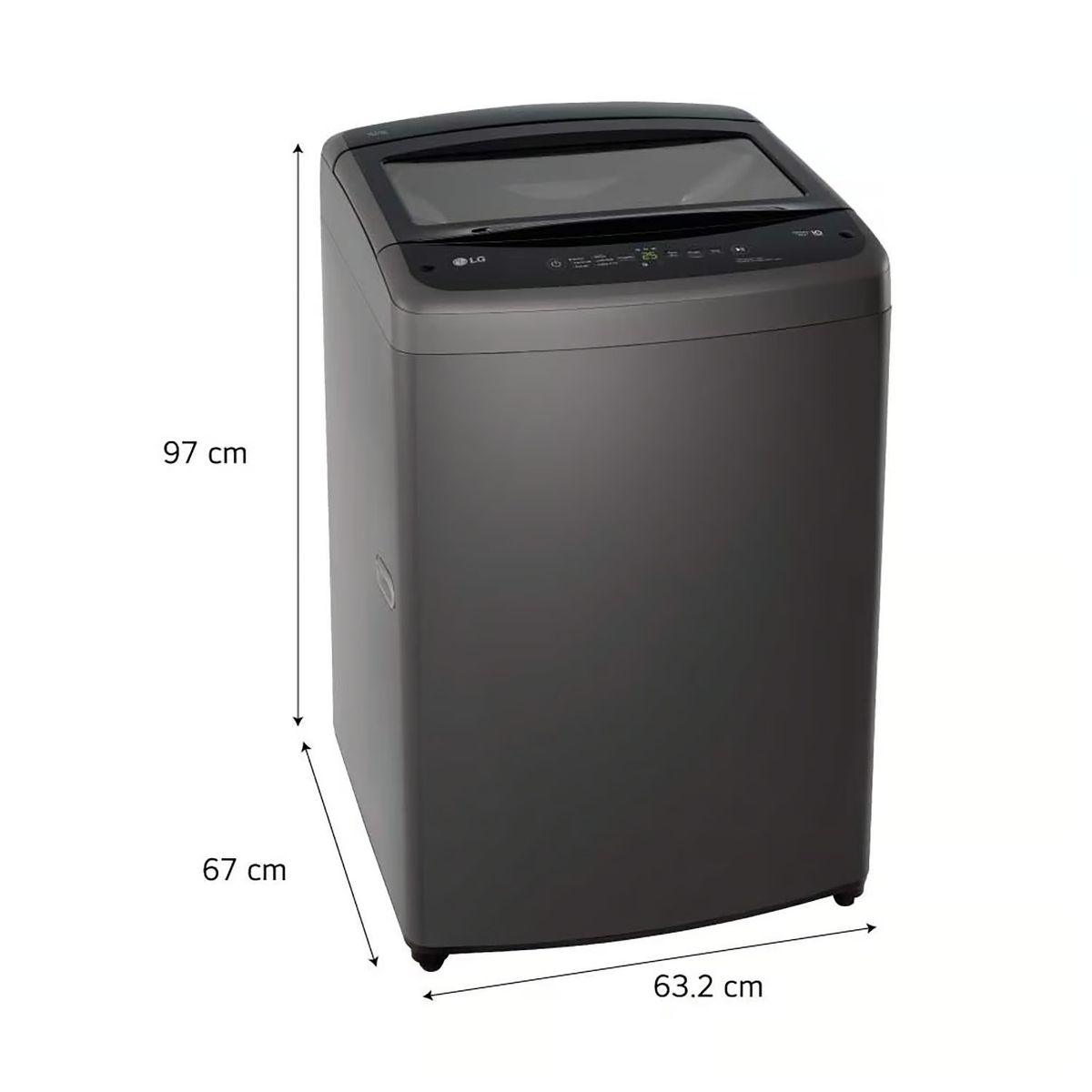 LG - Lavadora LG 16 Kg Carga Superior Inverter WT16BVTB 2024
