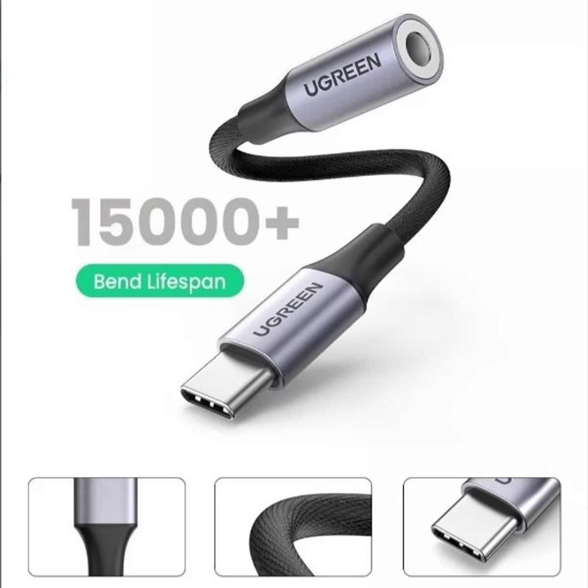 UGREEN - ADAPTADOR USB-C TO 3.5MM JACK AUXILIAR UGREEN 80154