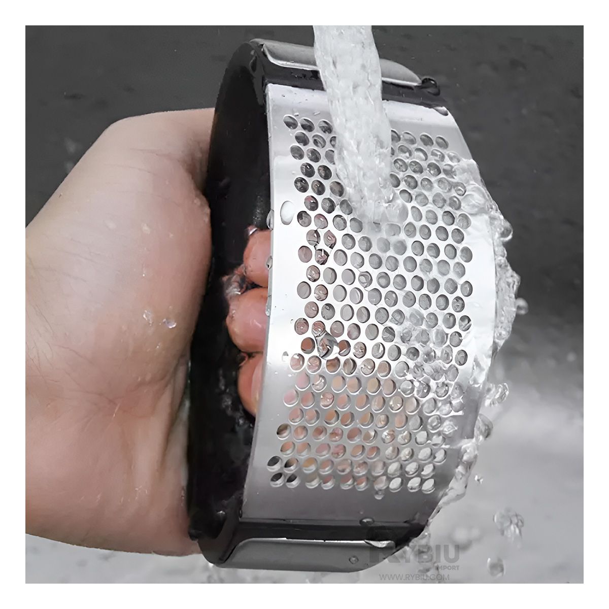 RYBIU IMPORT - Trituradora Facil de Guardar en Negro Y+Papel de Regalo