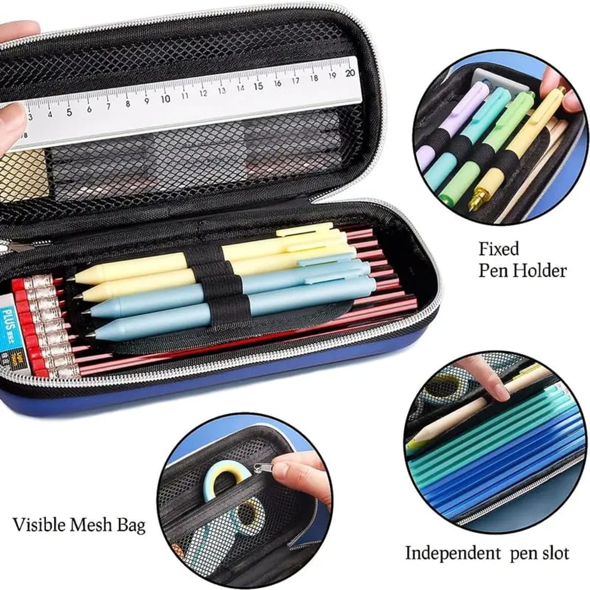 GENERICO - CARTUCHERA ORGANIZADOR NECESER ESTUCHE 3D ESCOLAR NIÑAS - NIÑOS KAWAII