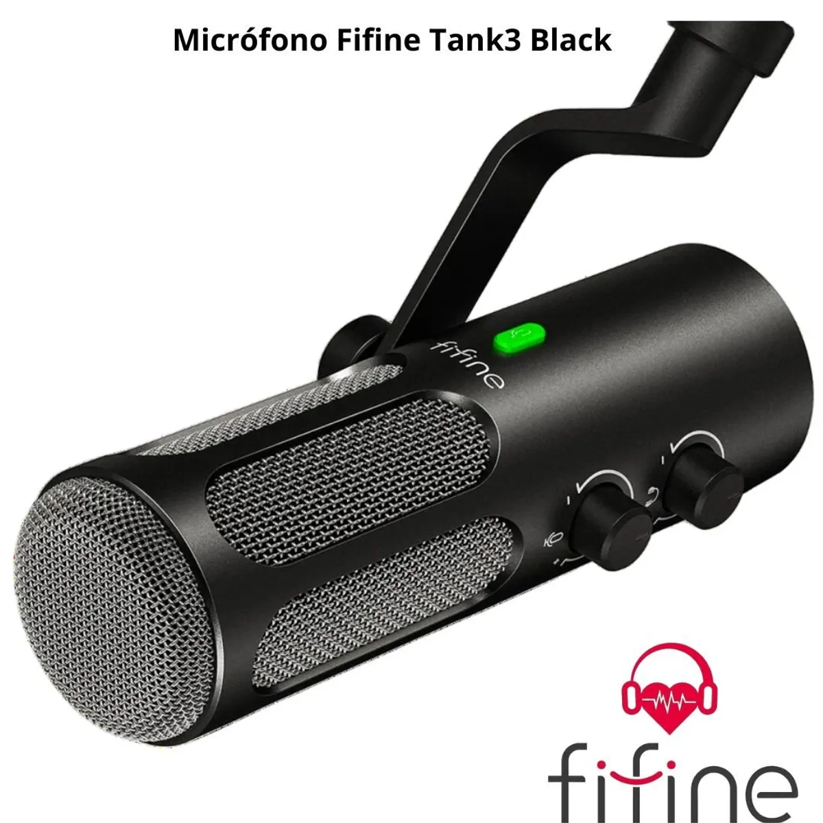FIFINE - Micrófono Fifine Tank3 Black
