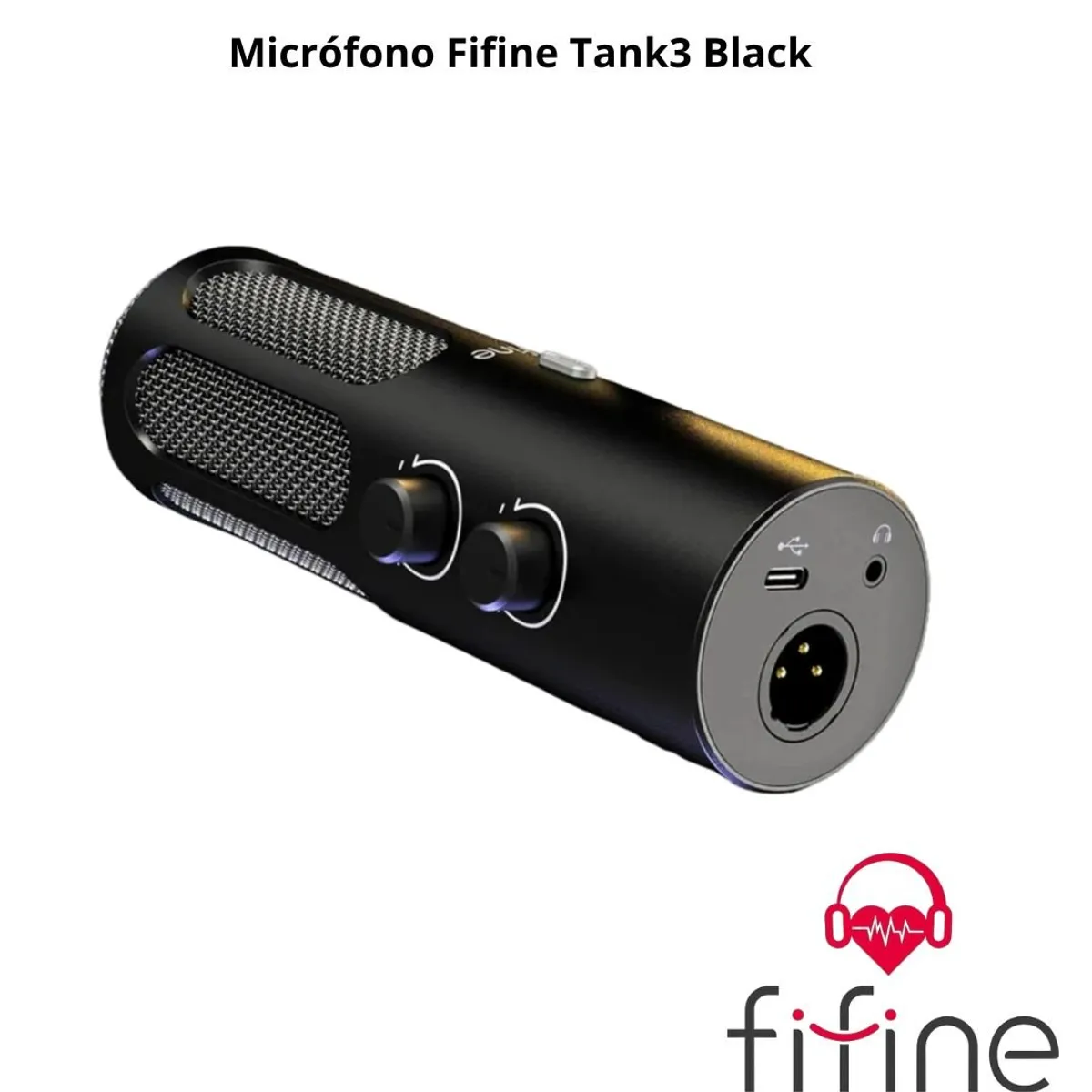 FIFINE - Micrófono Fifine Tank3 Black