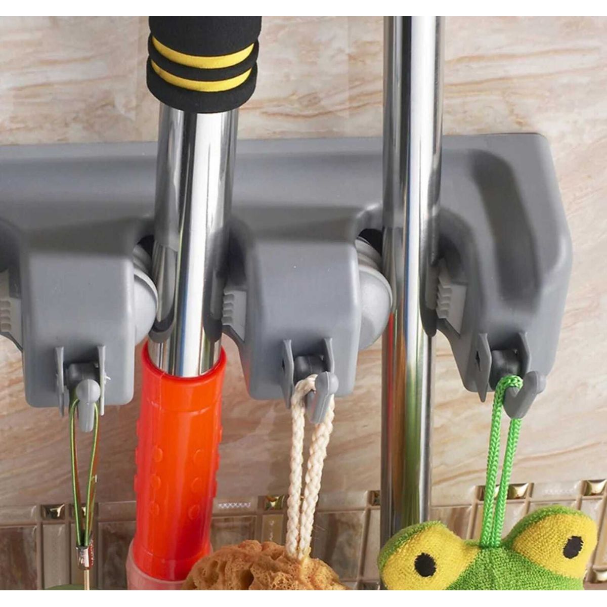 GENERICO - Soporte Organizador para Escobas y Trapeadores