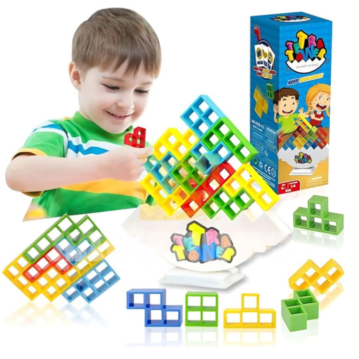 GENERICO - TETRA TOWER JUEGO DE EQUILIBRO 64 PIEZAS