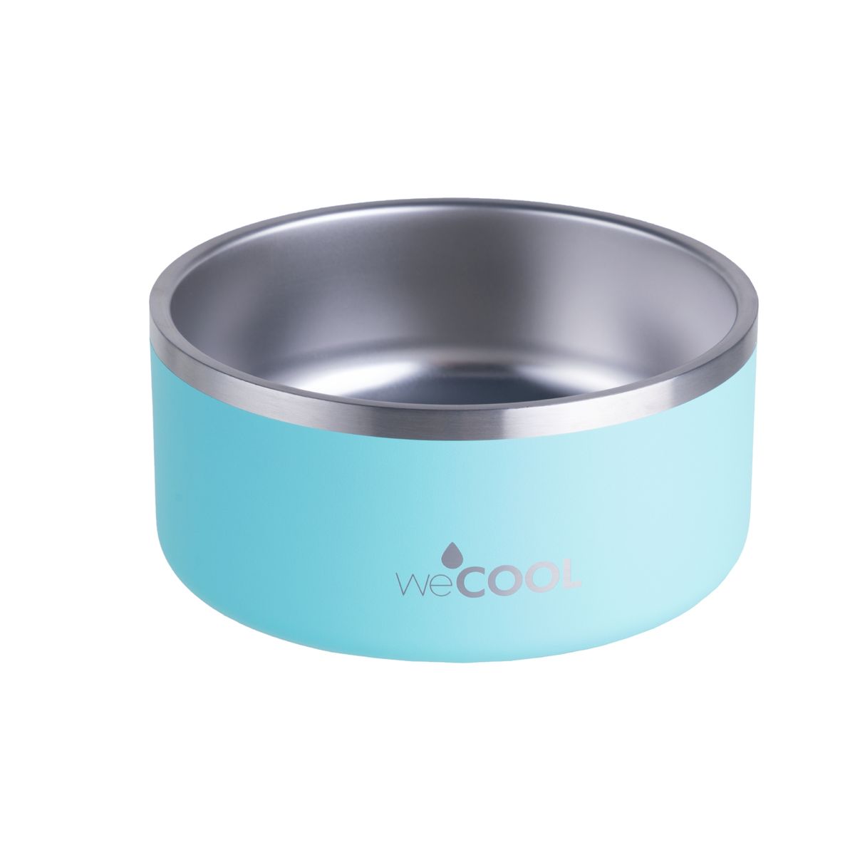 WECOOL - Plato para Perros 64 oz Acero Inoxidable weCOOL – Bowl para Mascotas Resistente Antideslizante
