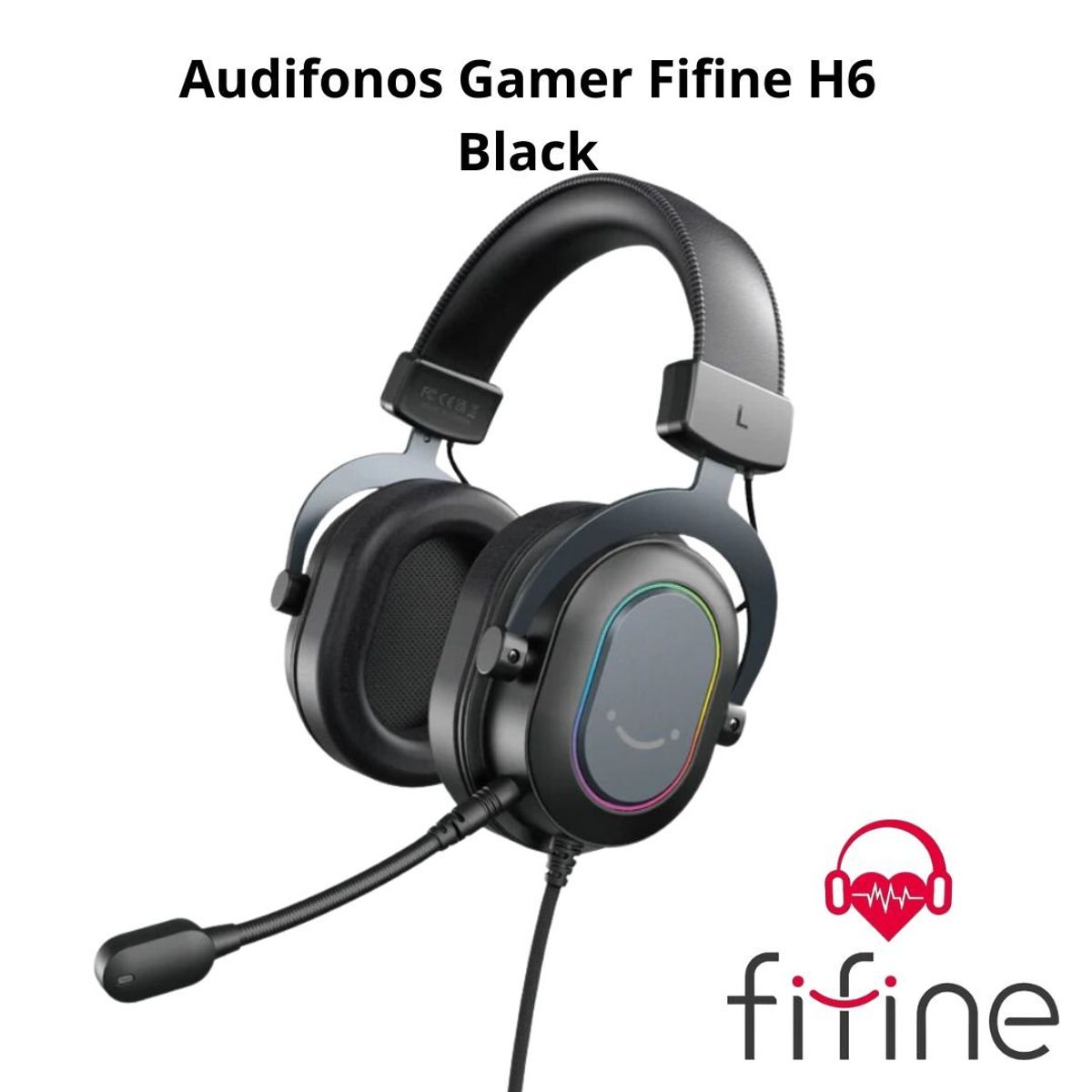 FIFINE - Audifonos Gamer Fifine H6 Black